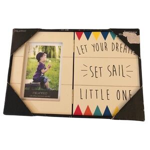 NIB | 2016 Melannco Sentiment Hinged Picture Frame | Nursery Decor